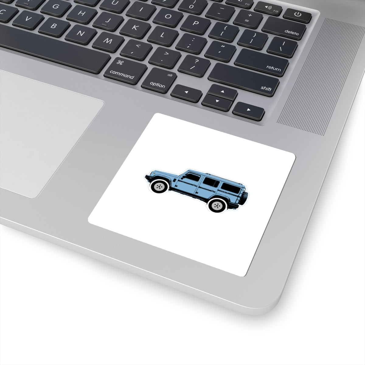 Boxy 4x4 Hambach Side Sticker — Eldoret Blue White Field