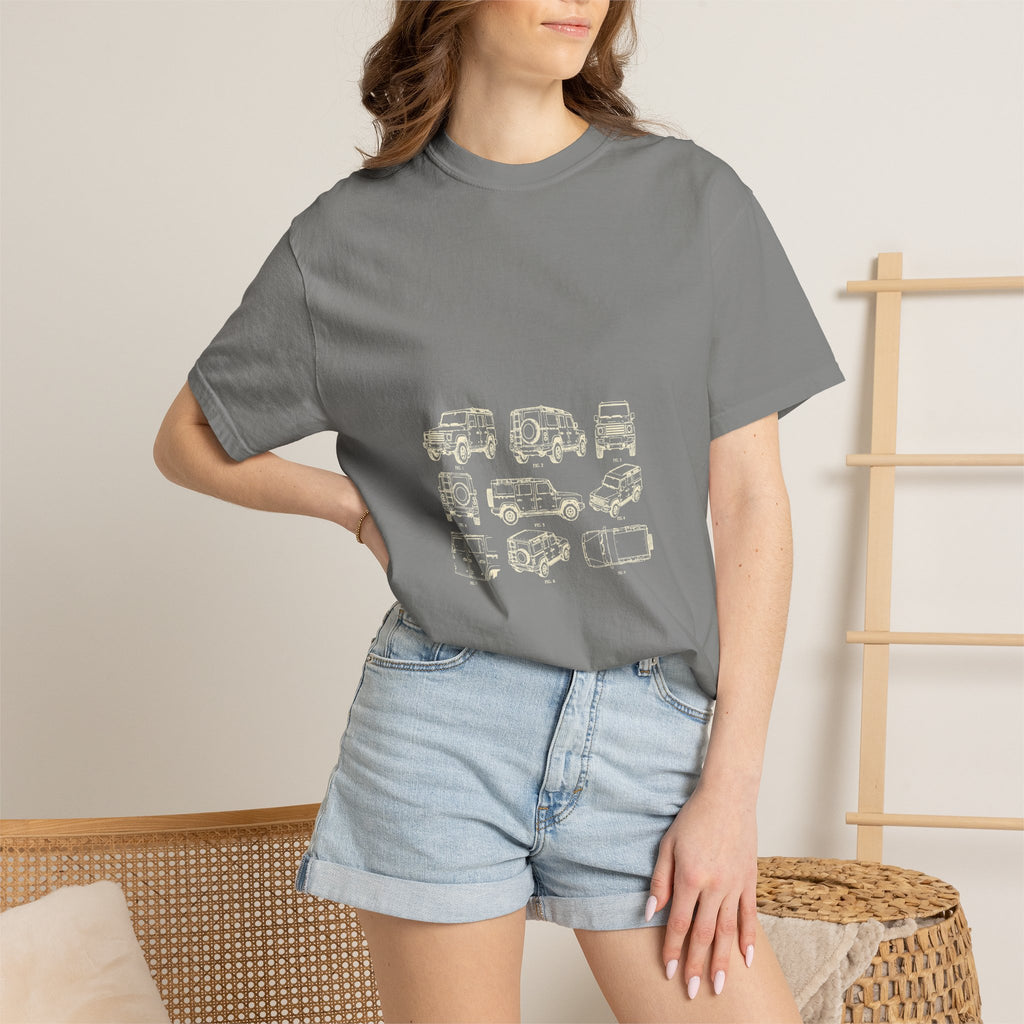 Boxy 4x4 Patent Sheet Tee