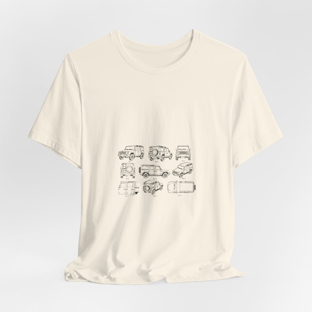 Boxy 4x4 Patent Sheet Tee