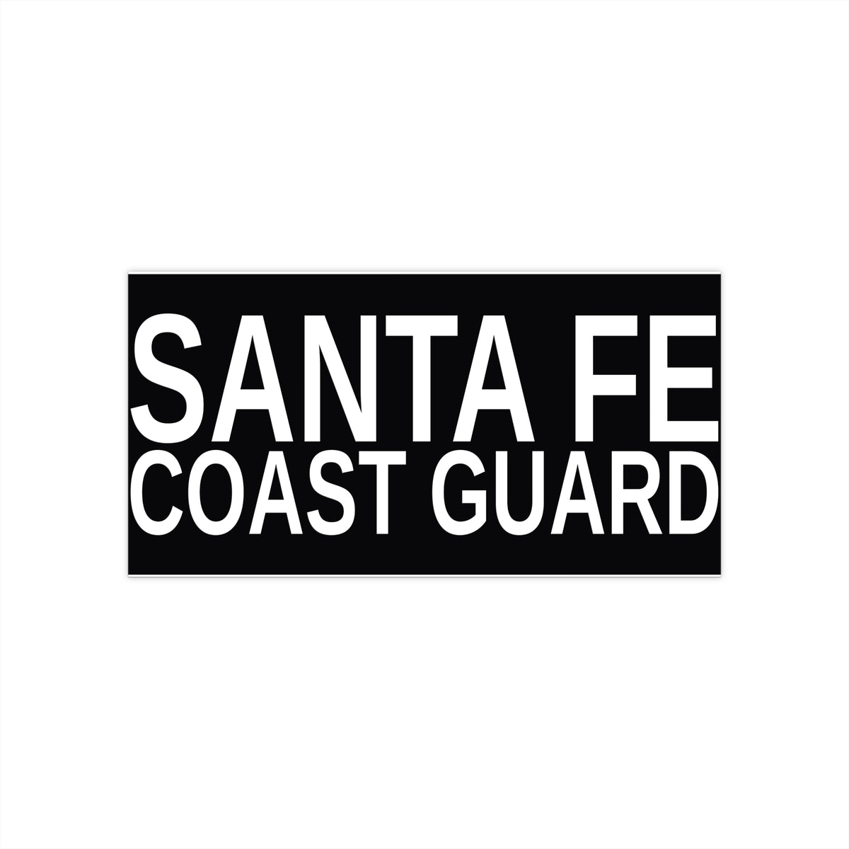 Boxy 4x4 Car Sticker — Santa Fe Coast Guard