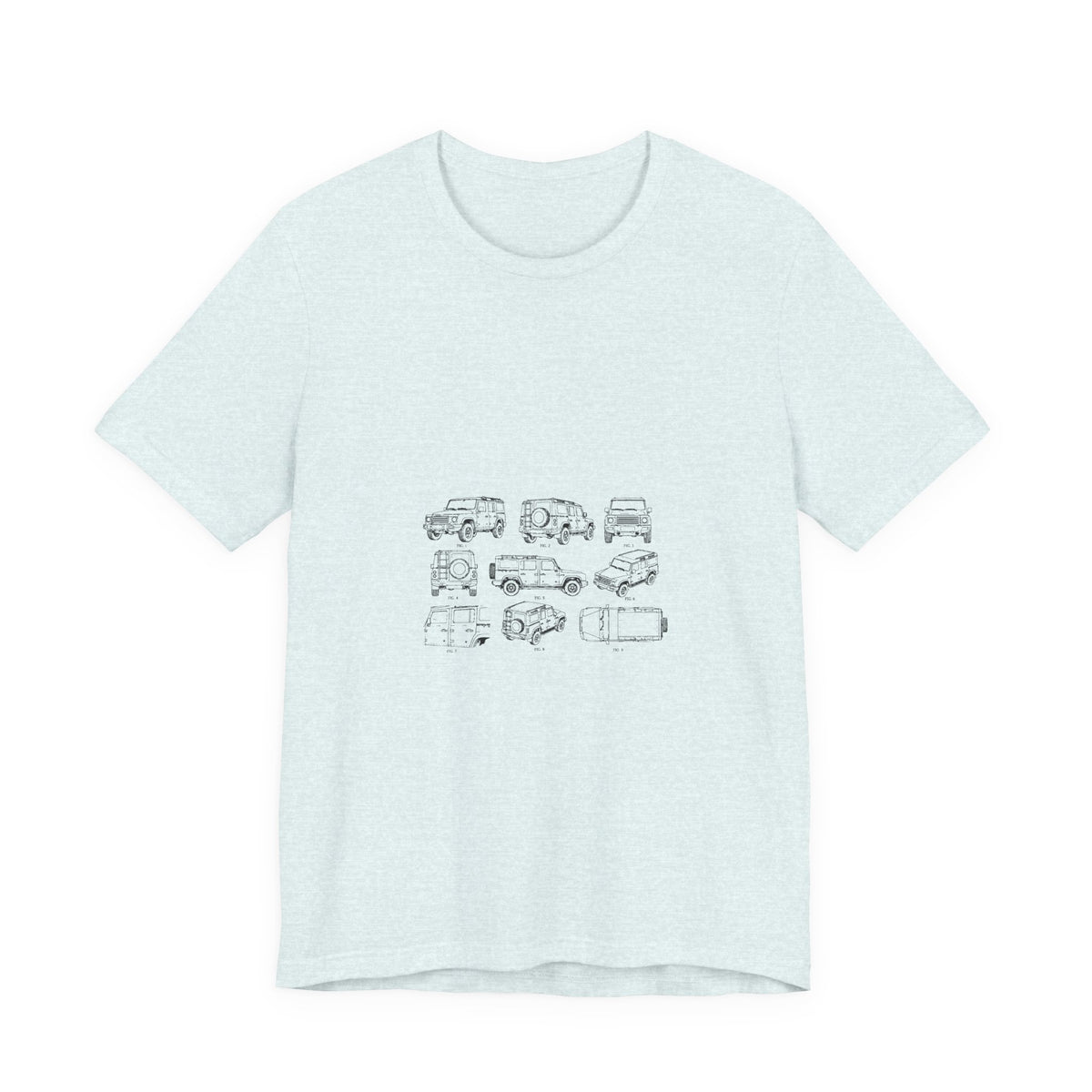 Boxy 4x4 Patent Sheet Tee
