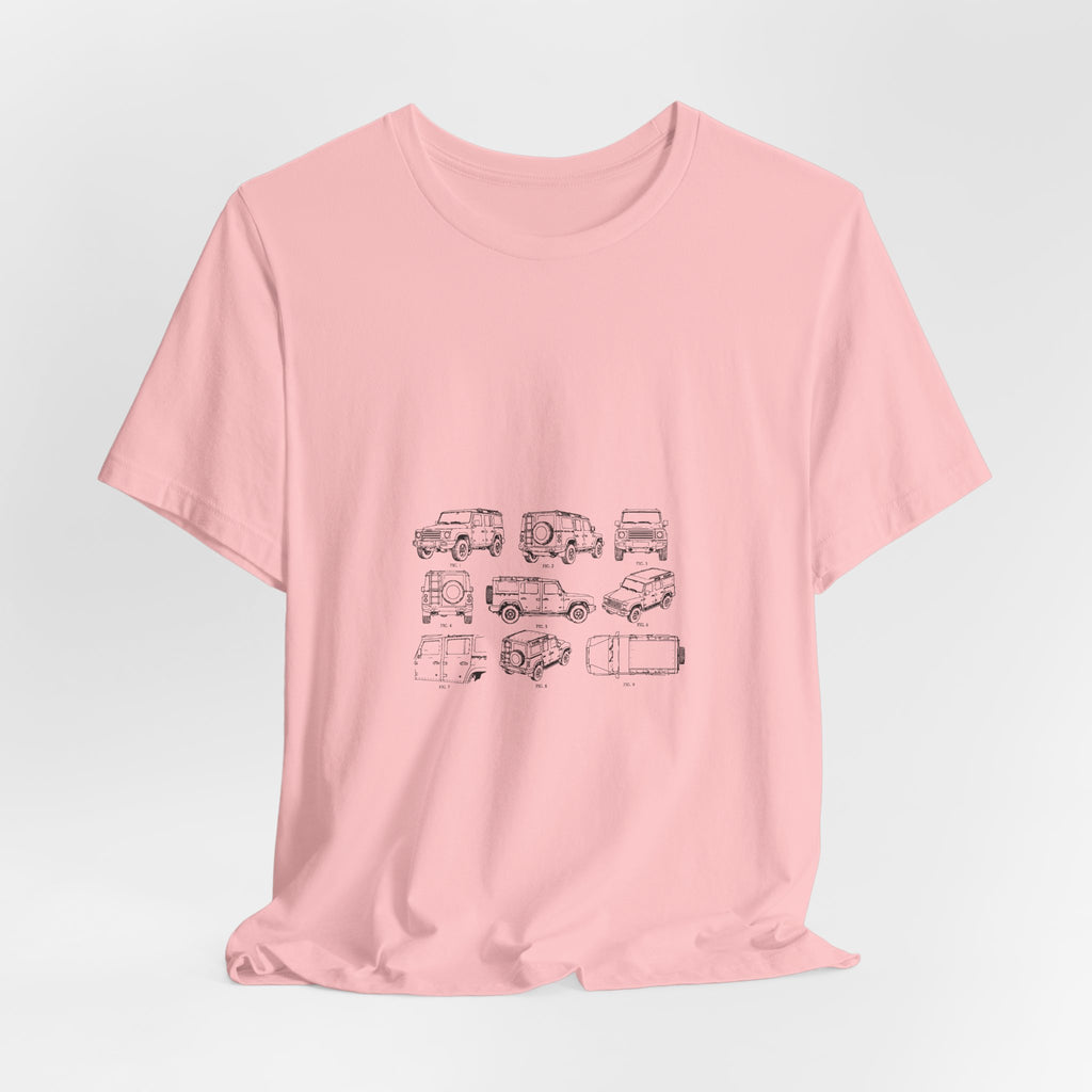 Boxy 4x4 Patent Sheet Tee