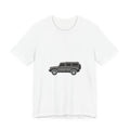 Boxy 4x4 Hambach Side Tee — Donny Grey White Field