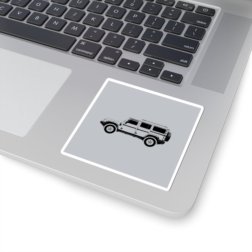 Boxy 4x4 Hambach Side Sticker — Sterling Silver