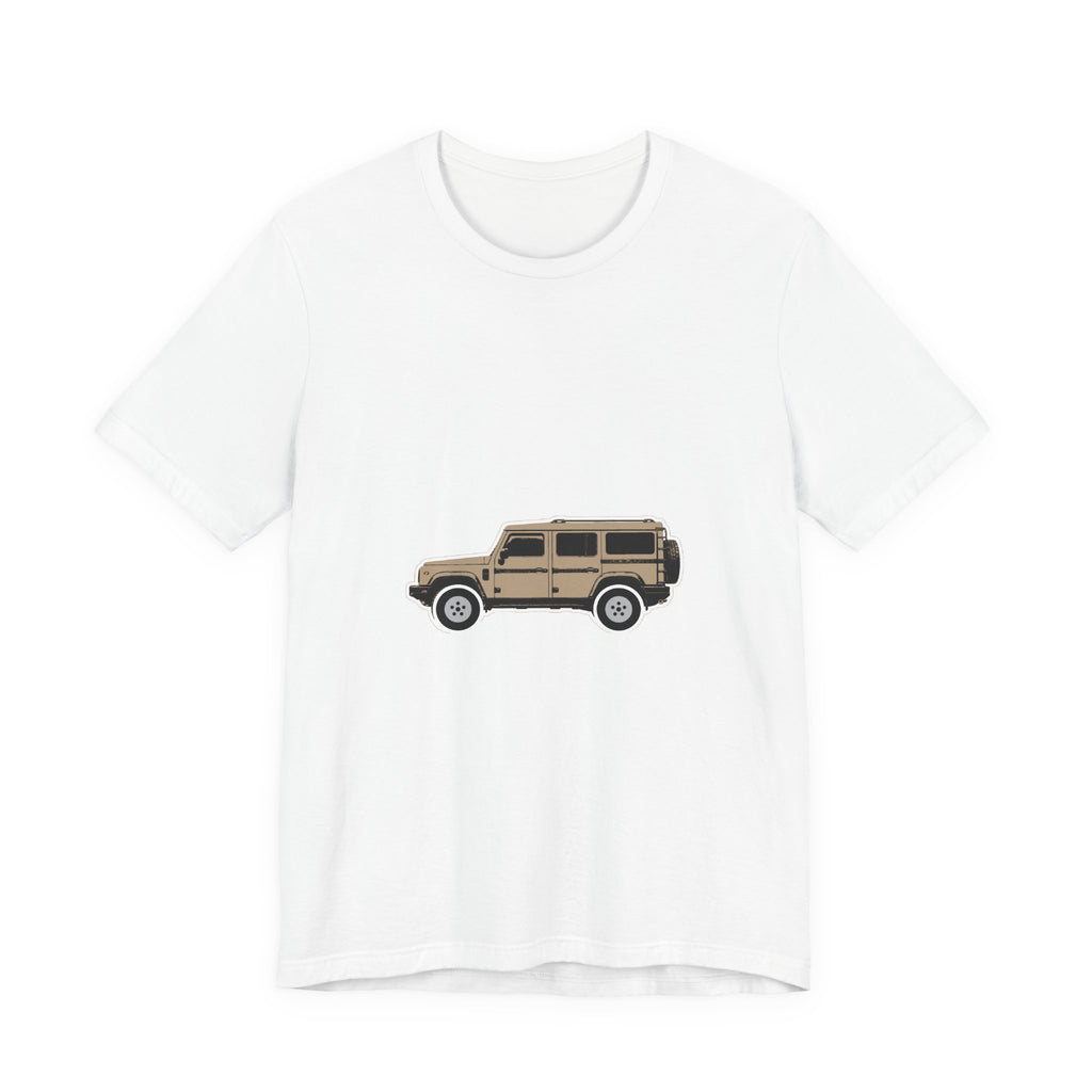 Boxy 4x4 Hambach Side Tee — Magic Mushroom White Field