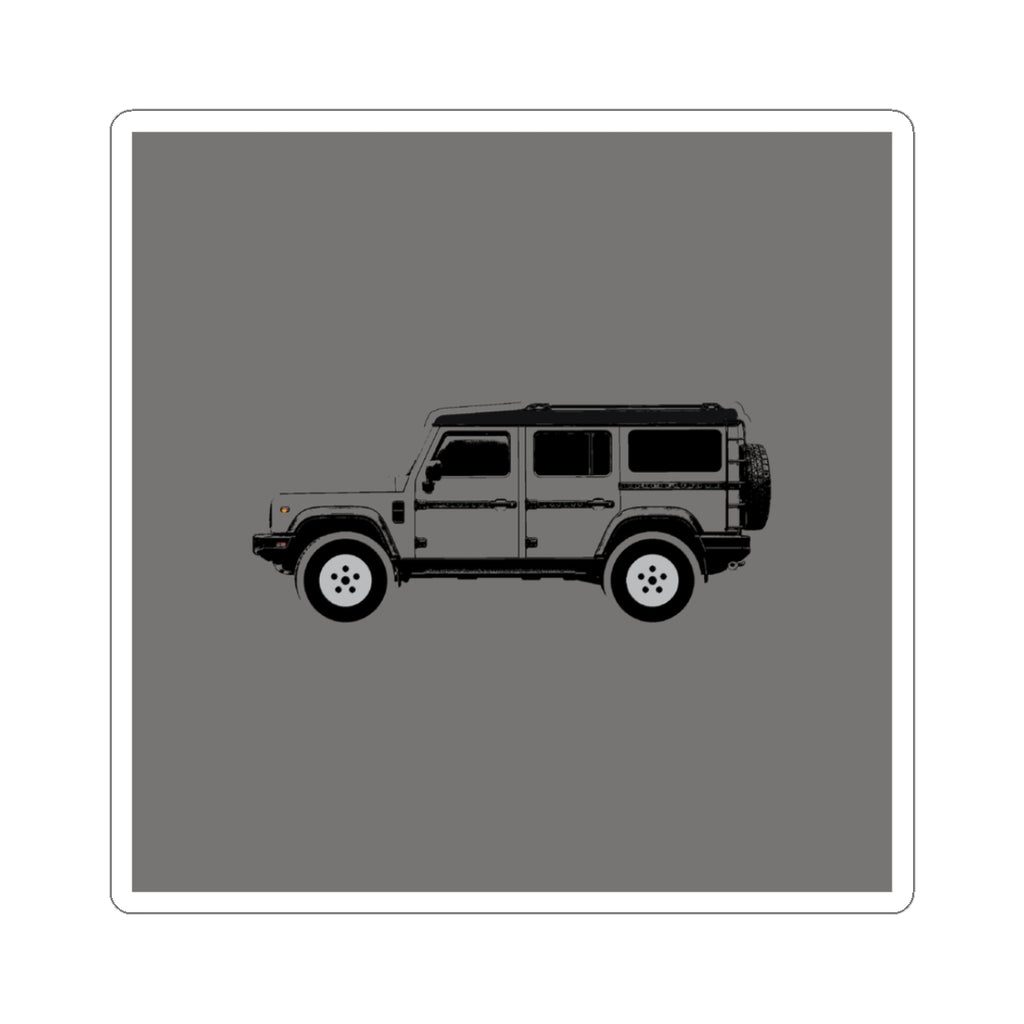 Boxy 4x4 Hambach Side Sticker — Donny Grey Inky Roof