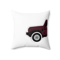 Boxy 4x4 Hambach Side Pillow — Queen's Red