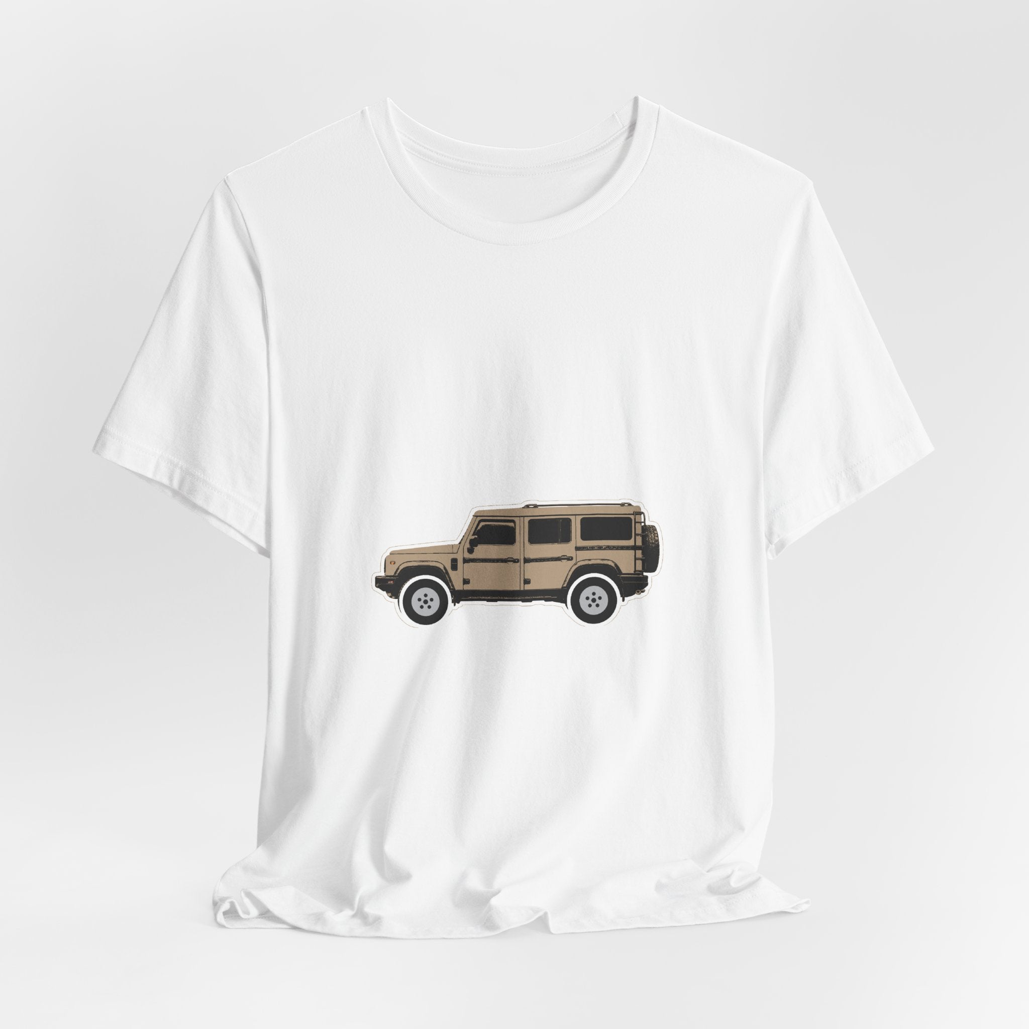 Boxy 4x4 Hambach Side Tee — Magic Mushroom White Field