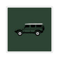 Boxy 4x4 Hambach Side Sticker — Sela Green White Roof