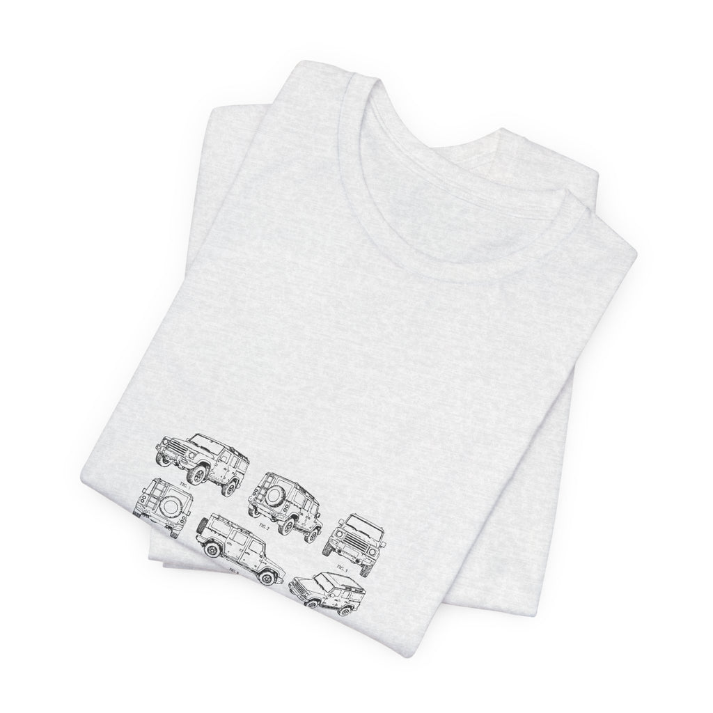 Boxy 4x4 Patent Sheet Tee