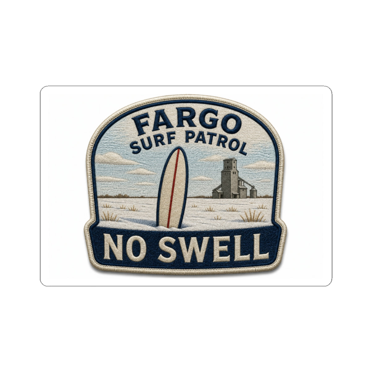 Fargo Surf Patrol (NO SWELL) Sticker