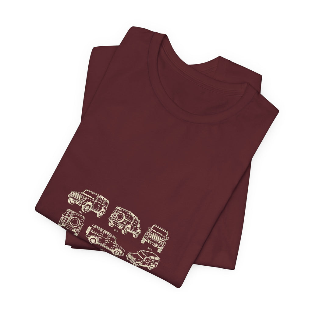 Boxy 4x4 Patent Sheet Tee