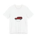 Boxy 4x4 Hambach Side Tee — Devil Red White Field — Boxy for a reason