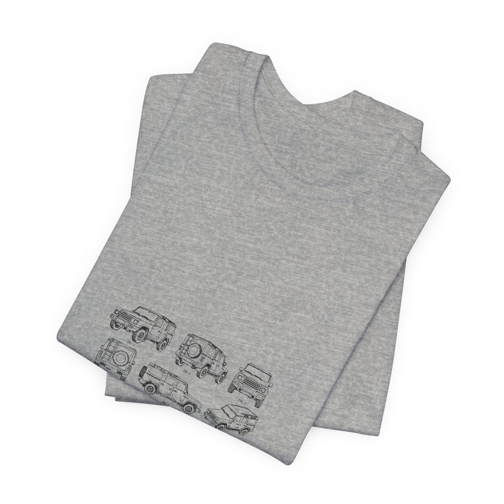 Boxy 4x4 Patent Sheet Tee