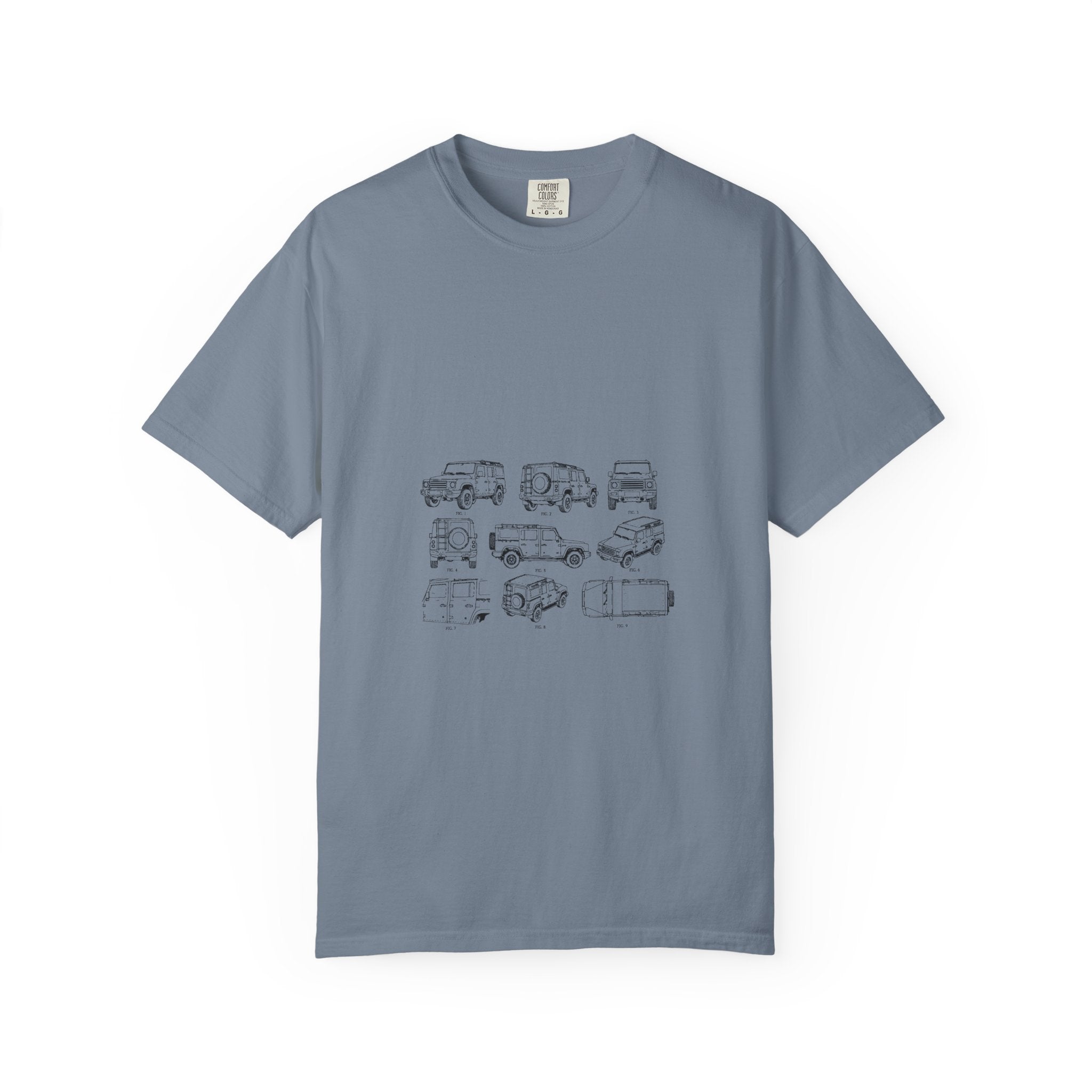 Boxy 4x4 Patent Sheet Tee