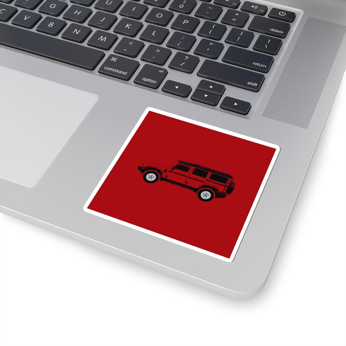 Boxy 4x4 Hambach Side Sticker — Devil Red Inky Roof
