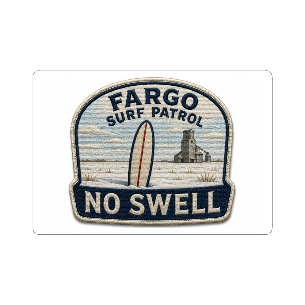 Fargo Surf Patrol (NO SWELL) Sticker