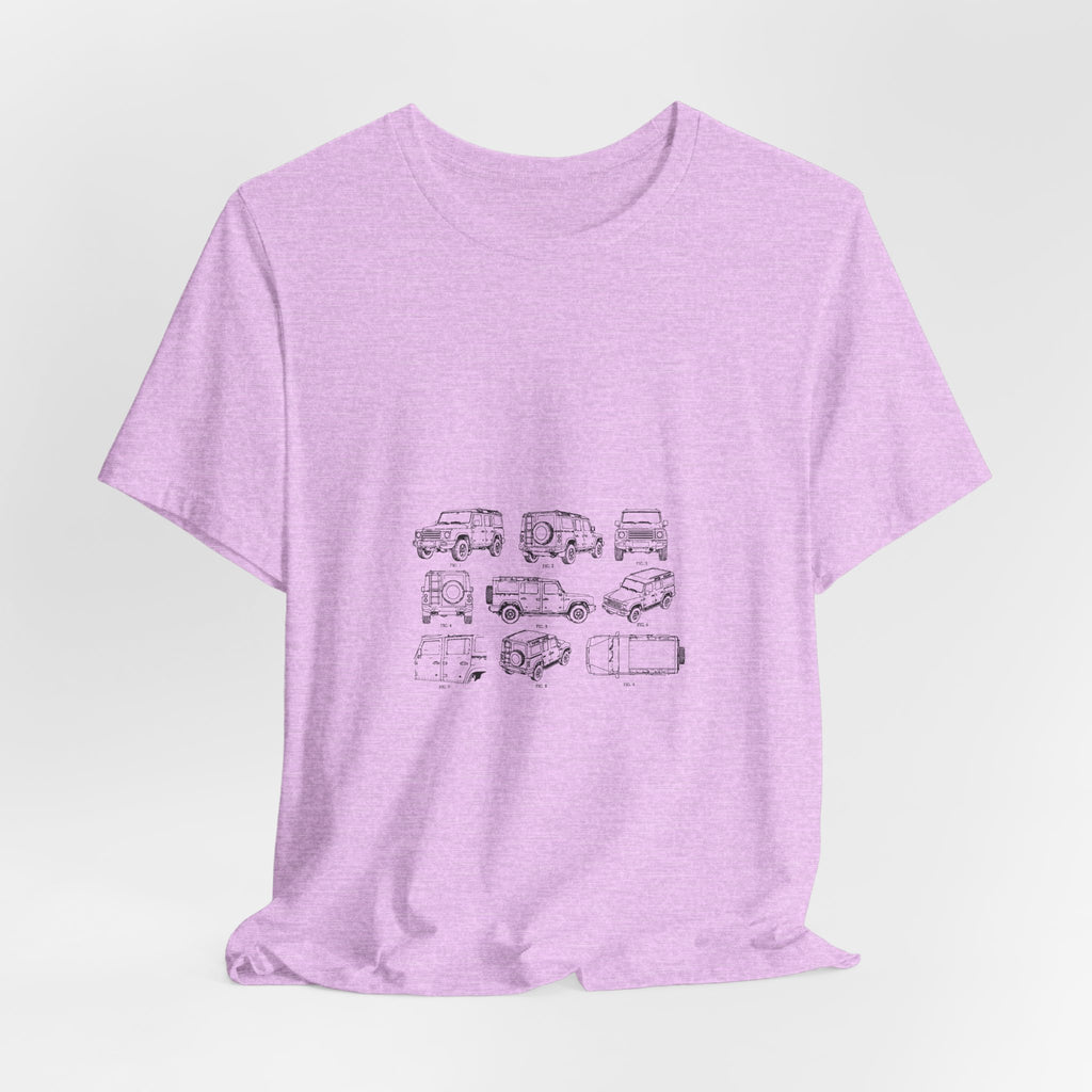 Boxy 4x4 Patent Sheet Tee