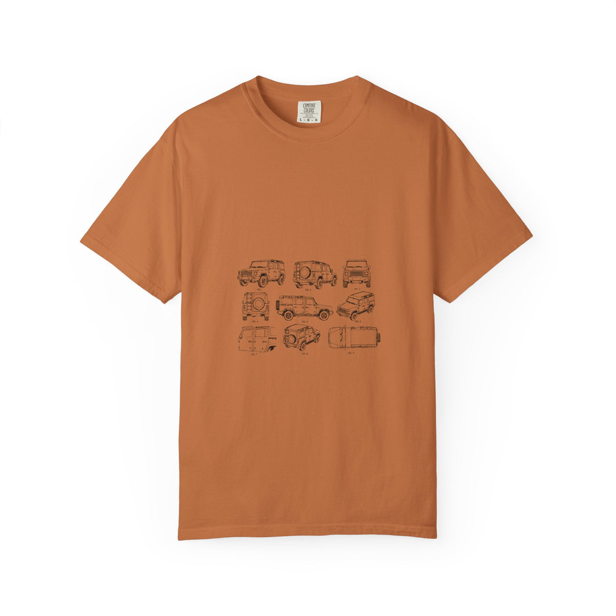 Boxy 4x4 Patent Sheet Tee