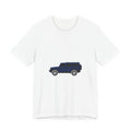 Boxy 4x4 Hambach Side Tee — Britannia Blue White Field