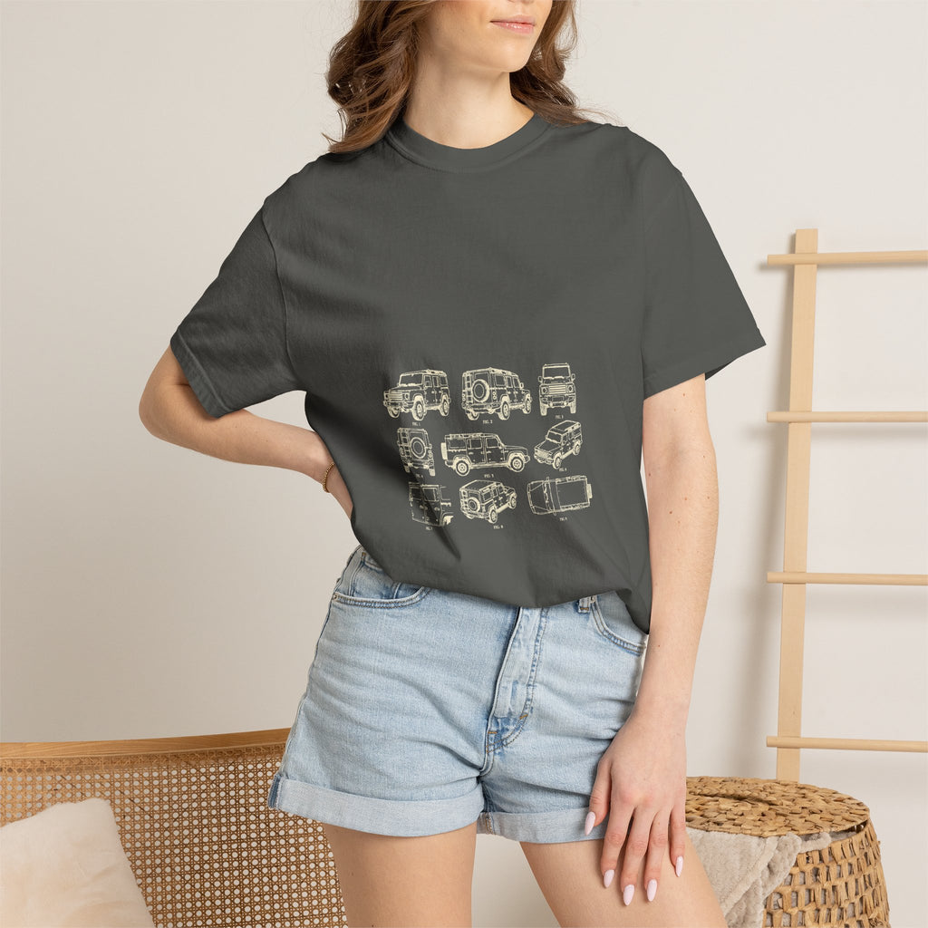Boxy 4x4 Patent Sheet Tee