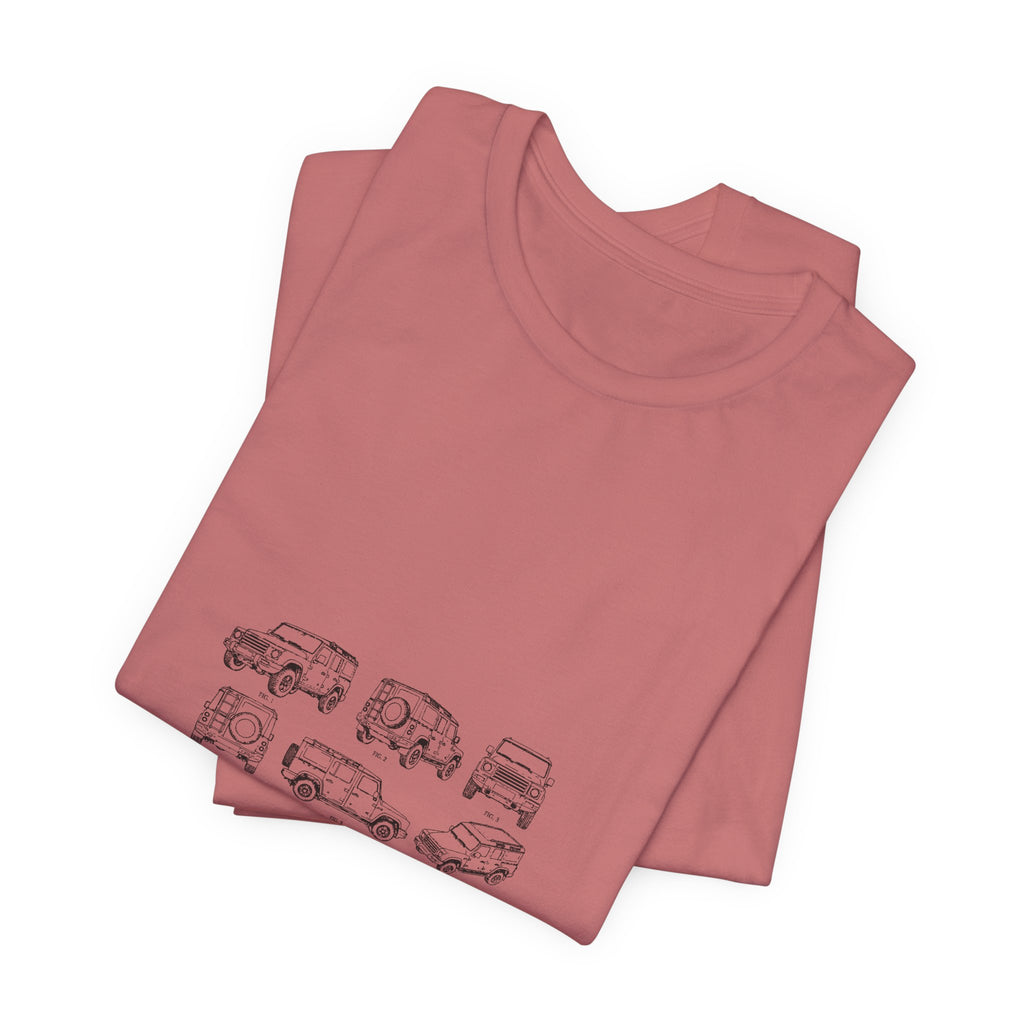 Boxy 4x4 Patent Sheet Tee