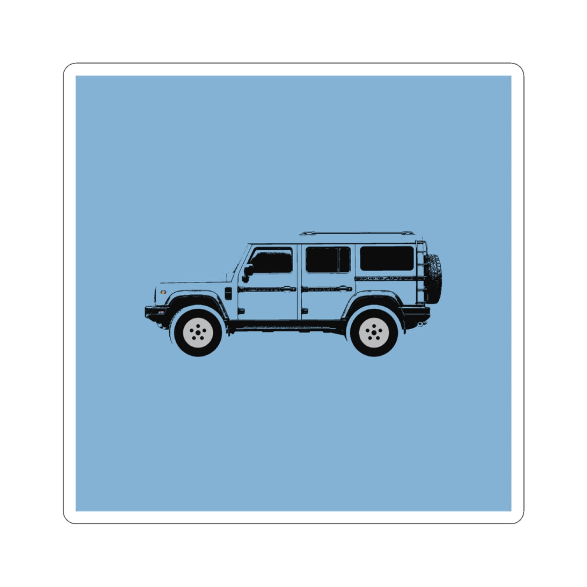 Boxy 4x4 Hambach Side Sticker — Eldoret Blue