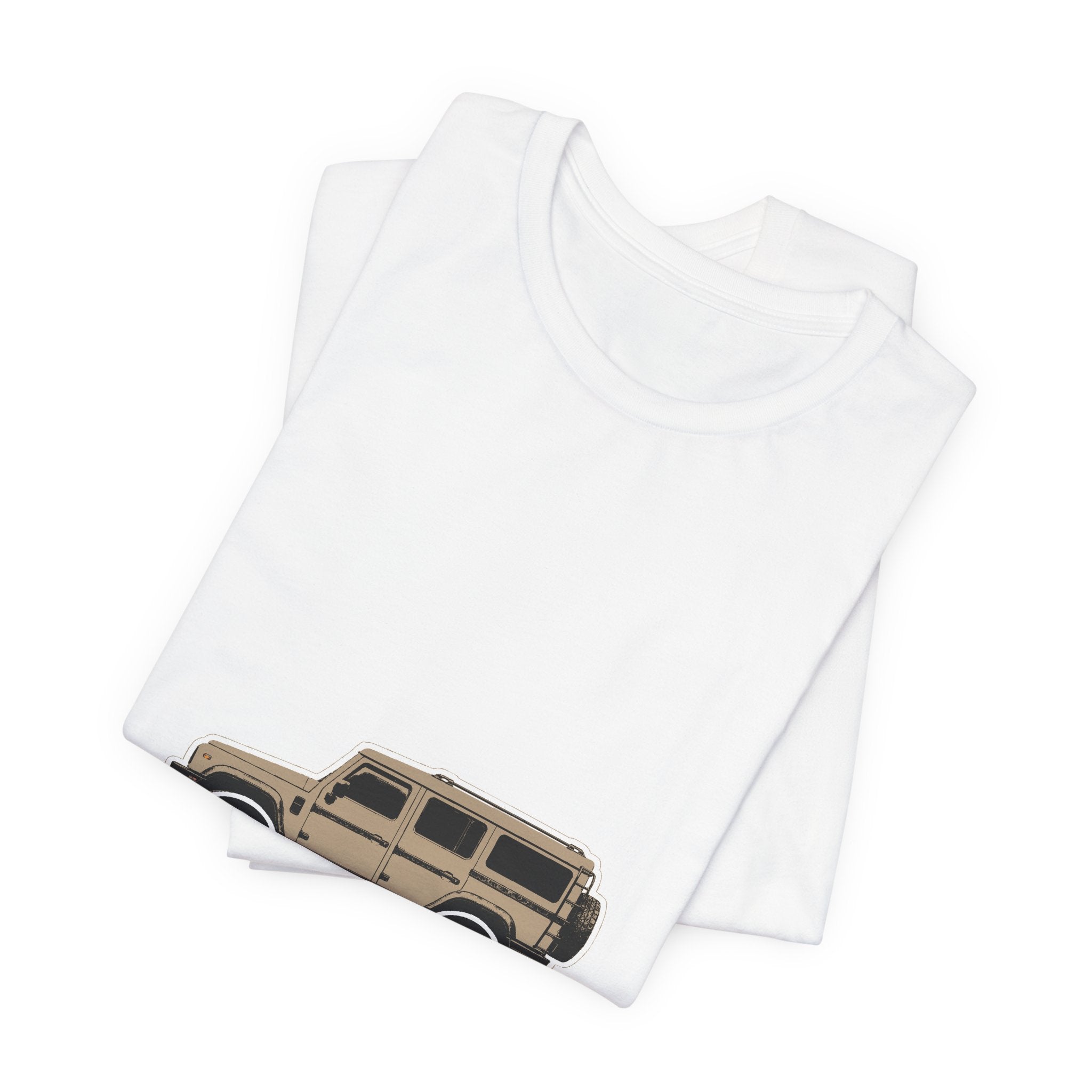 Boxy 4x4 Hambach Side Tee — Magic Mushroom White Field