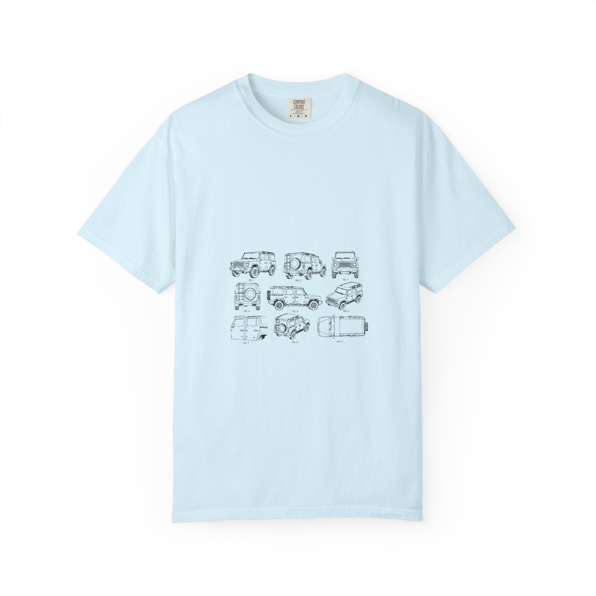 Boxy 4x4 Patent Sheet Tee