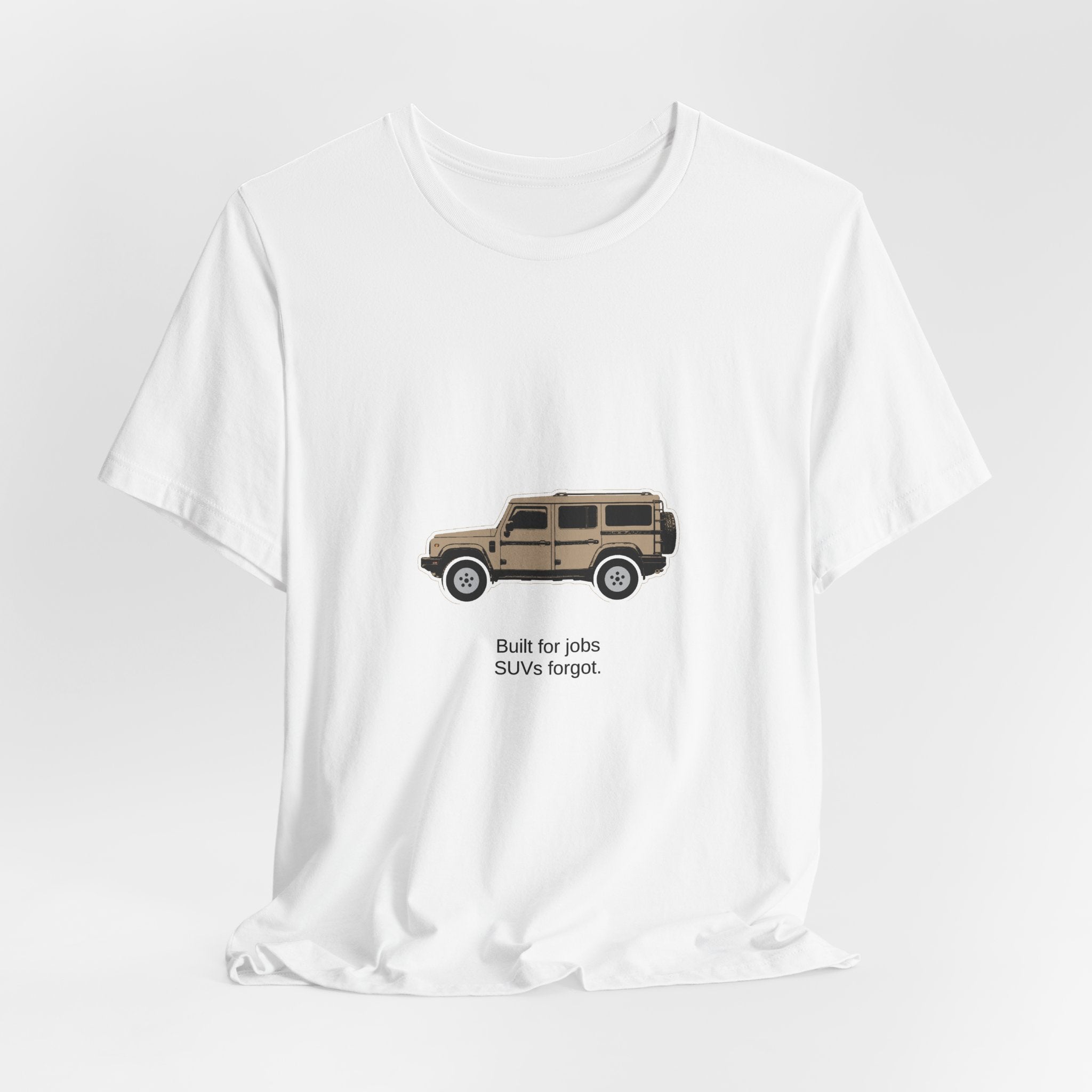 Boxy 4x4 Hambach Side Tee — Magic Mushroom White Field — Built for jobs SUVs forgot