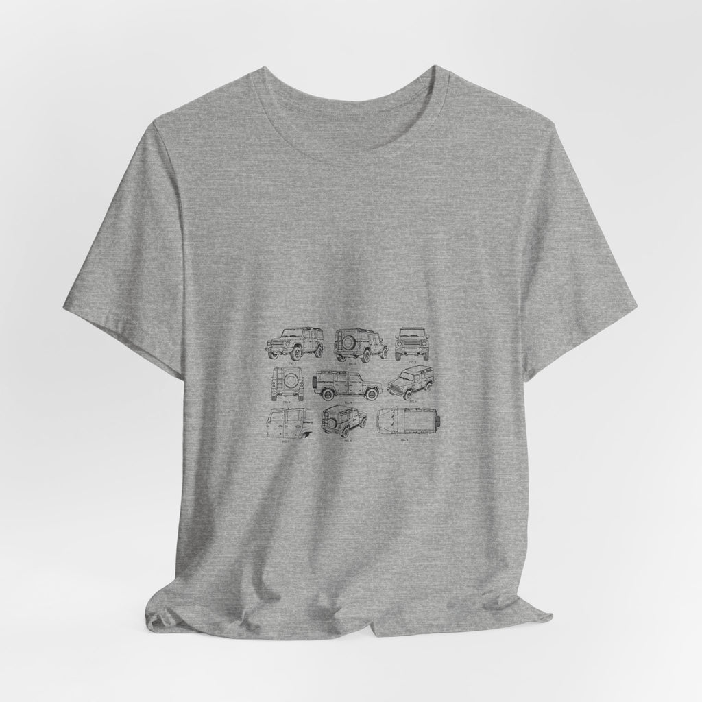 Boxy 4x4 Patent Sheet Tee