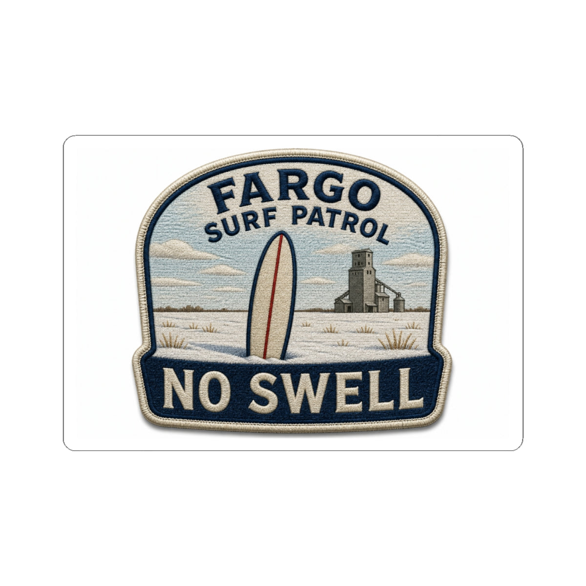 Fargo Surf Patrol (NO SWELL) Sticker