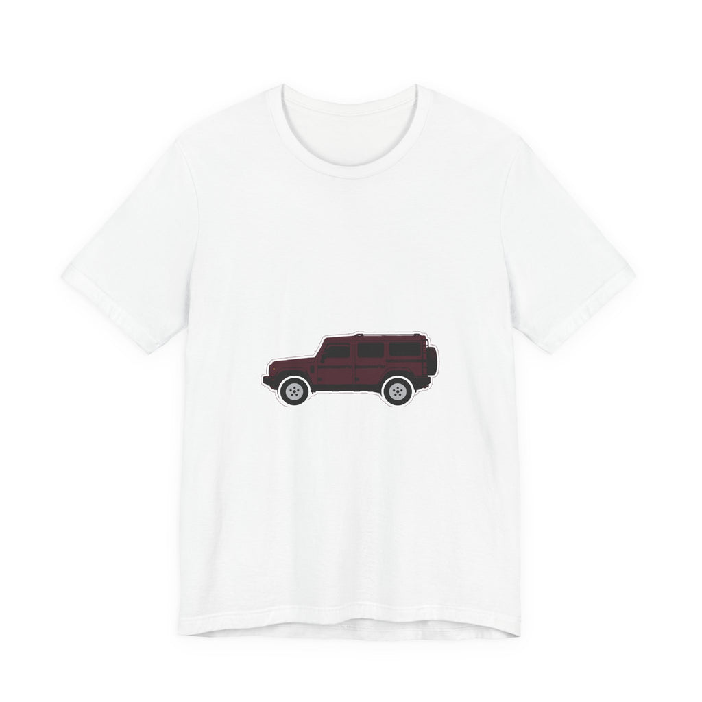 Boxy 4x4 Hambach Side Tee — Queen’s Red White Field