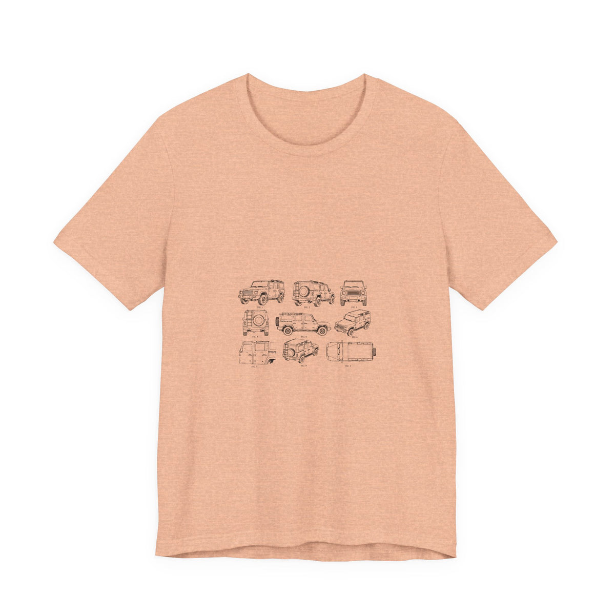 Boxy 4x4 Patent Sheet Tee