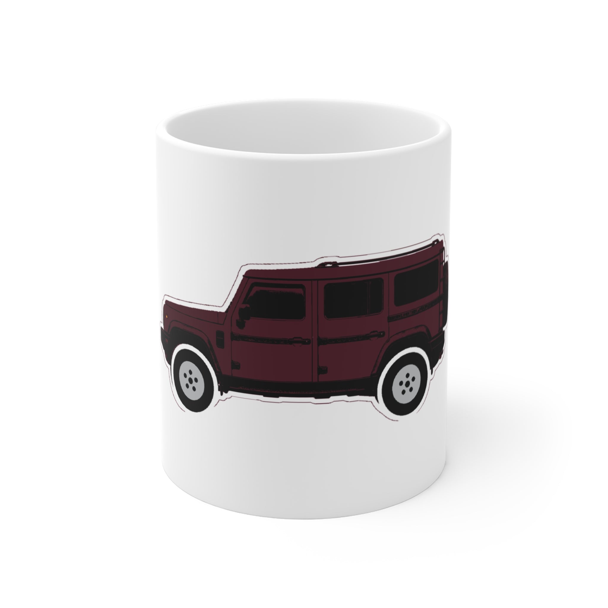Boxy 4x4 Hambach Side 11oz Mug — Queen's Red