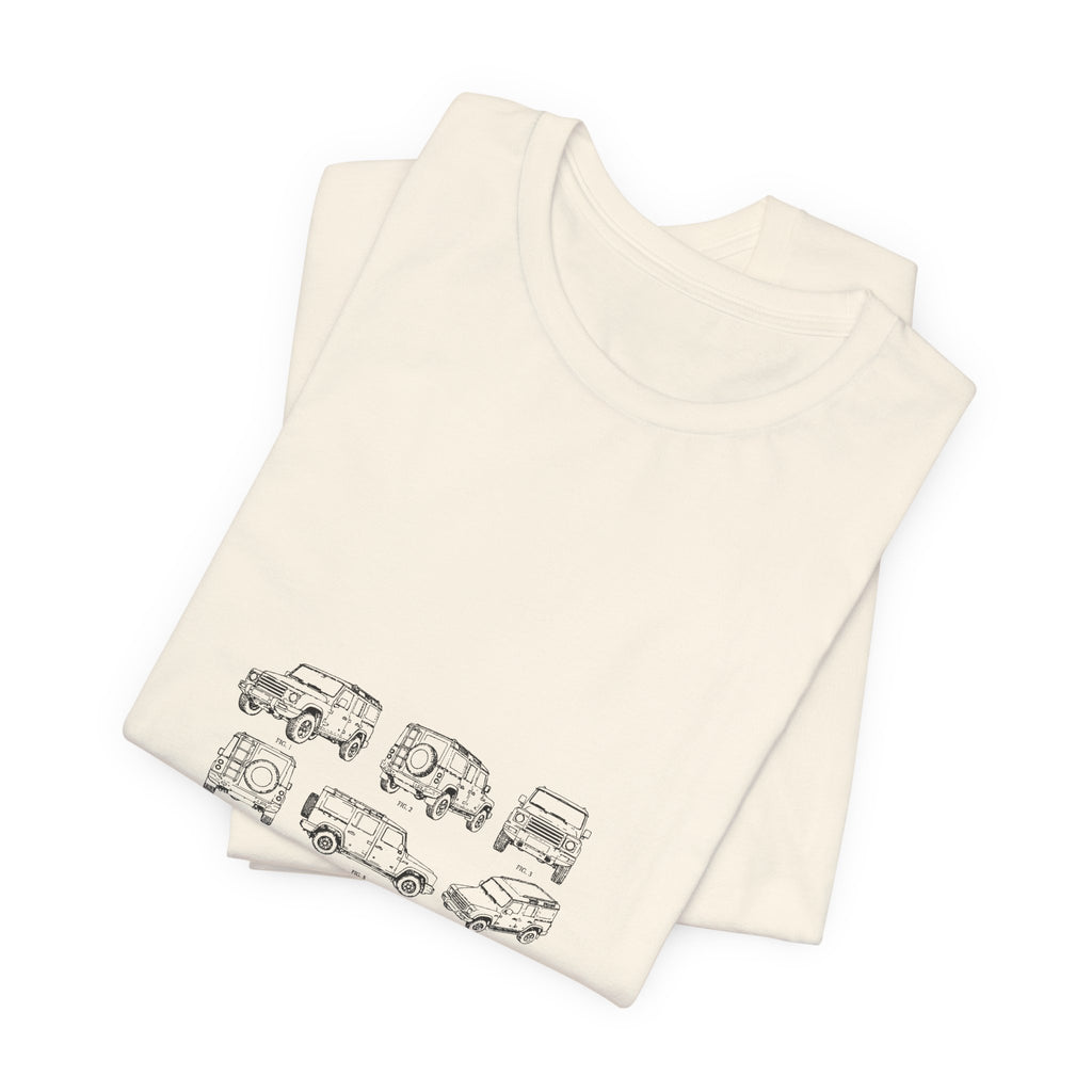 Boxy 4x4 Patent Sheet Tee