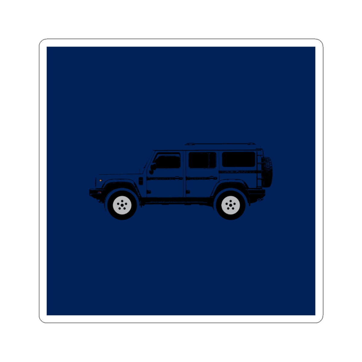 Boxy 4x4 Hambach Side Sticker — Britannia Blue