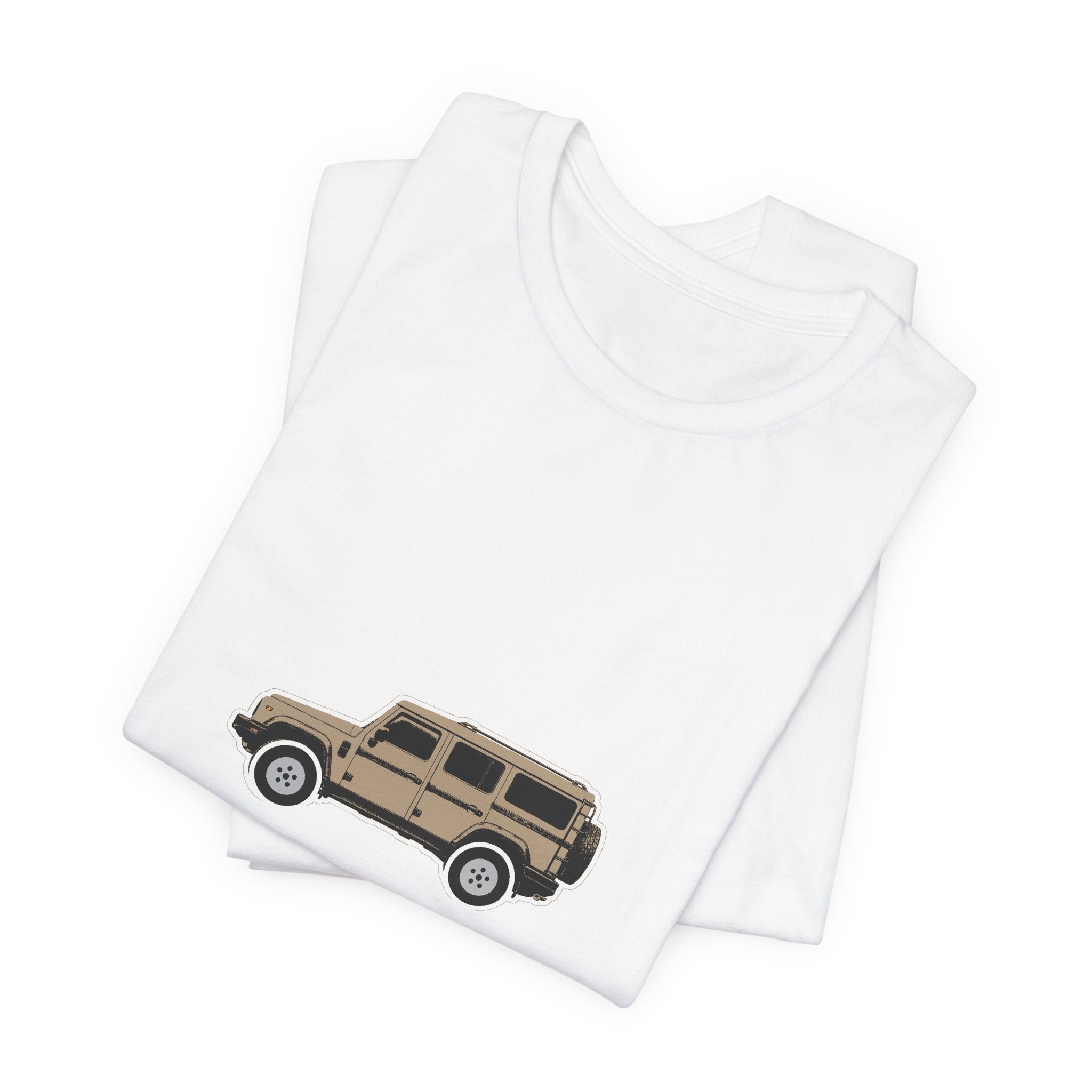 Boxy 4x4 Hambach Side Tee — Magic Mushroom White Field — Axles first. Trim second.