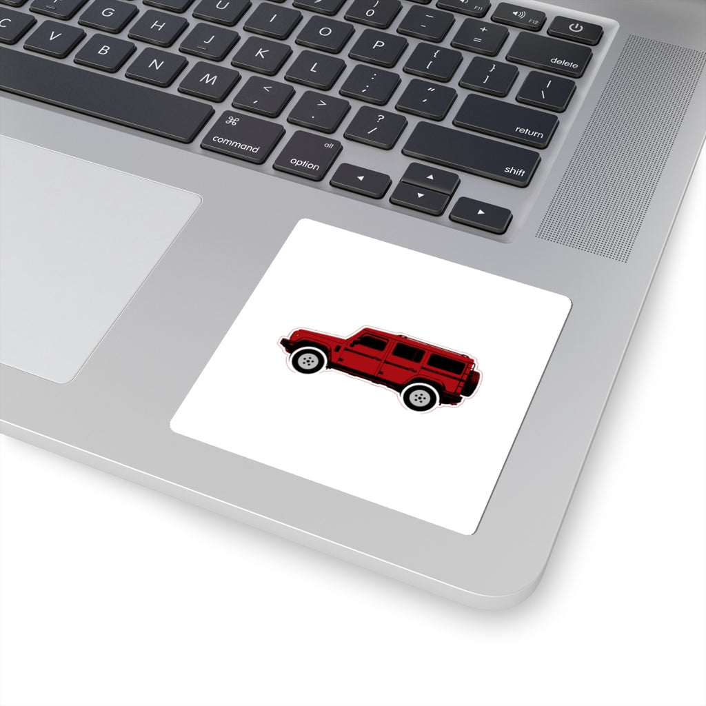 Boxy 4x4 Hambach Side Sticker — Devil Red White Field