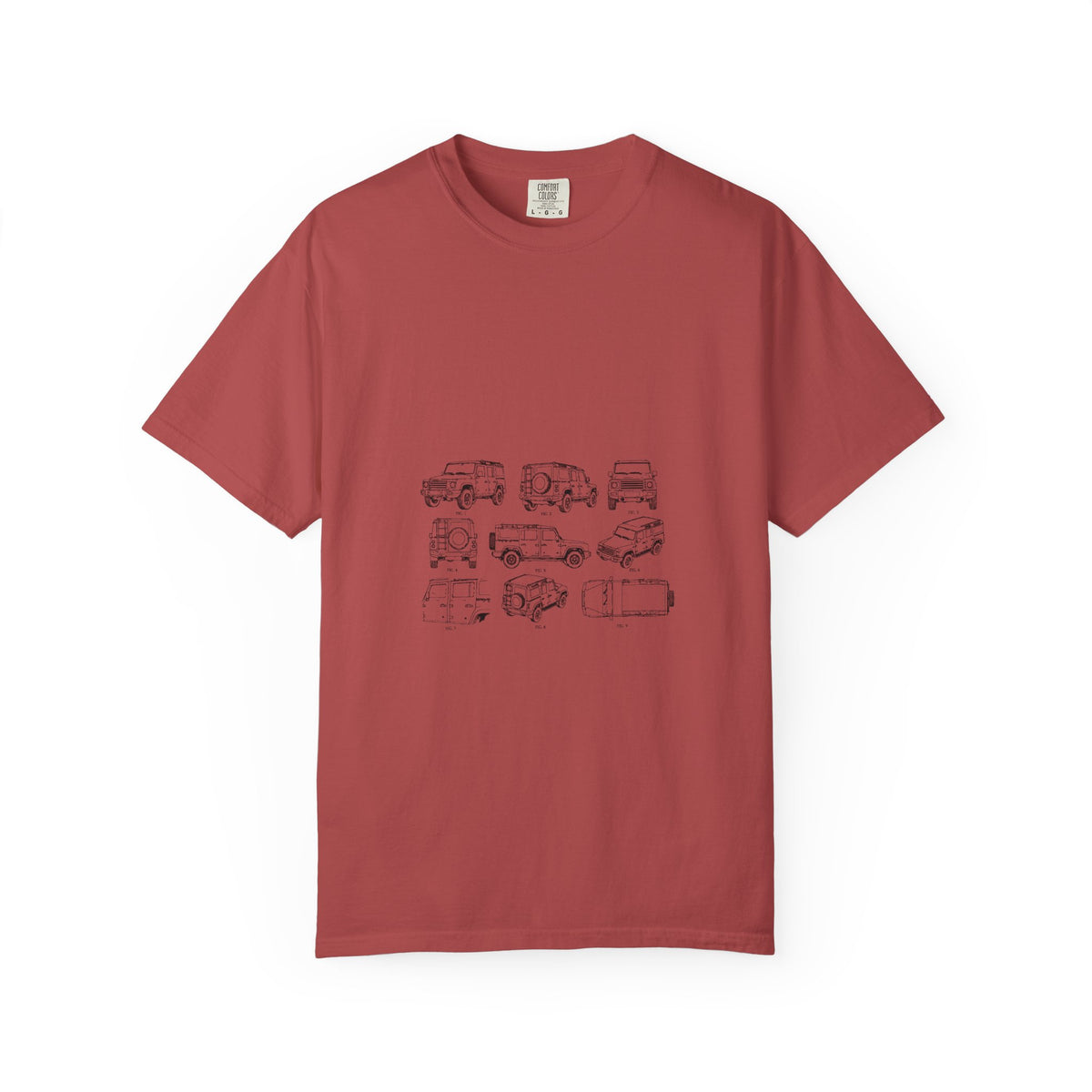 Boxy 4x4 Patent Sheet Tee