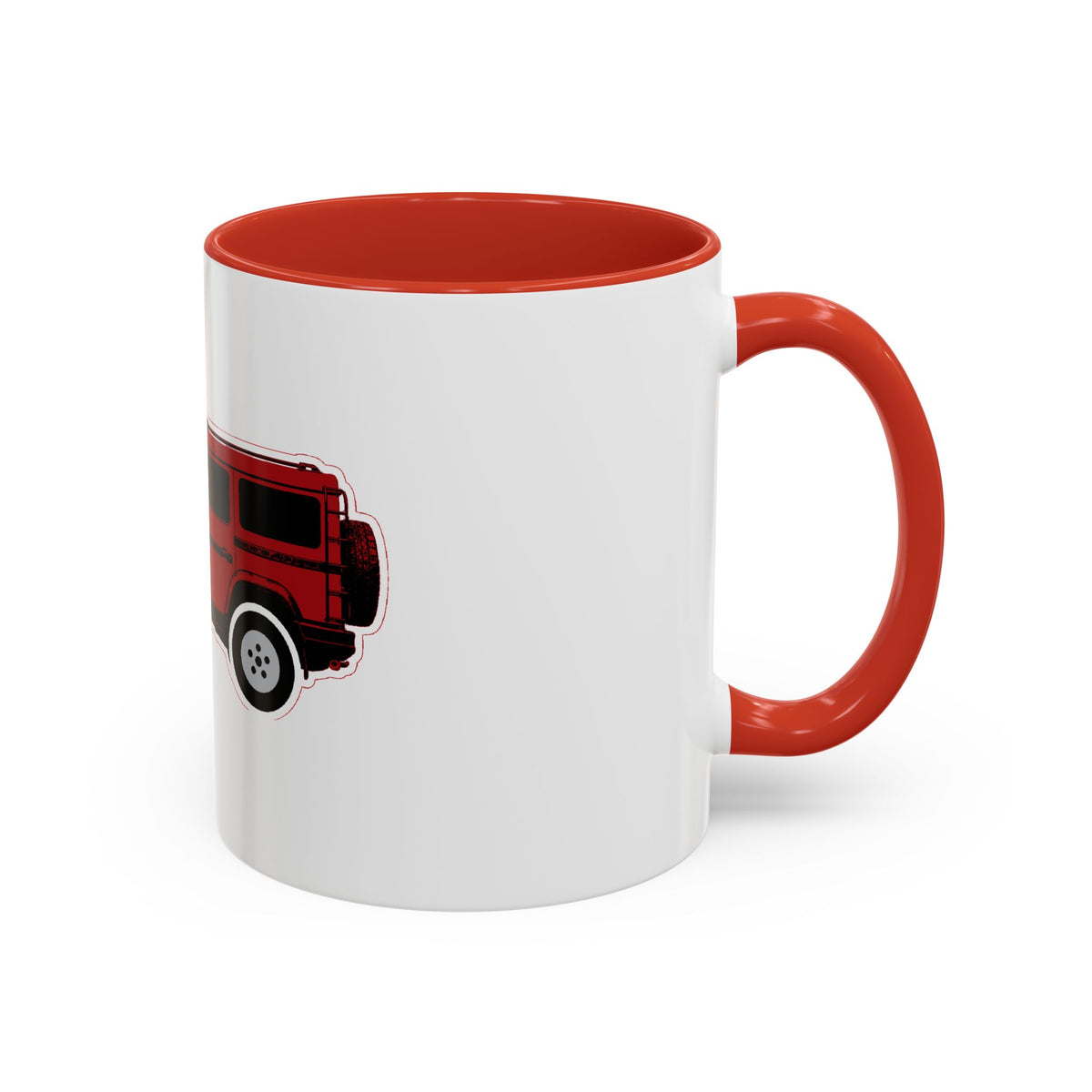 Boxy 4x4 Devil Red Accent Mug