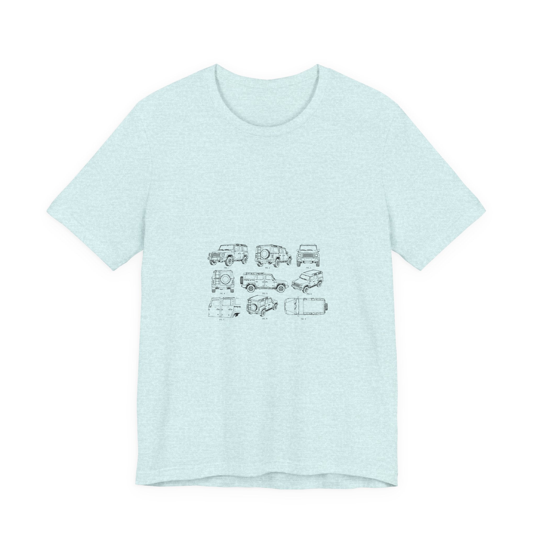 Boxy 4x4 Patent Sheet Tee