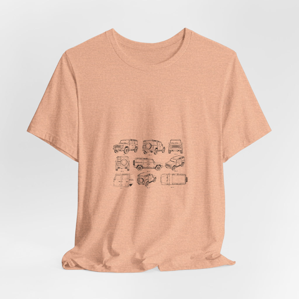 Boxy 4x4 Patent Sheet Tee
