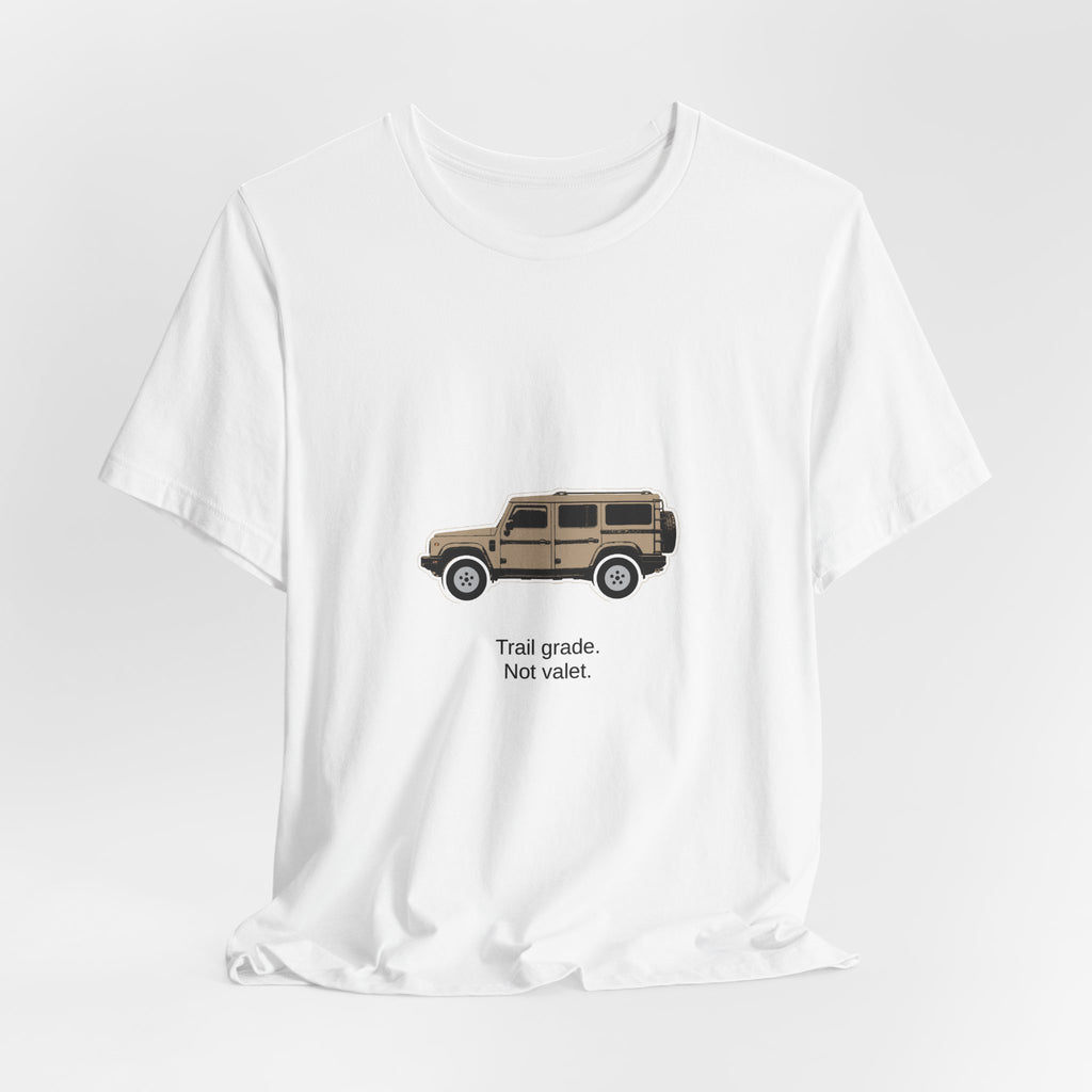 Boxy 4x4 Hambach Side Tee — Magic Mushroom White Field — Trail grade. Not valet.