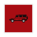 Boxy 4x4 Hambach Side Sticker — Devil Red Inky Roof