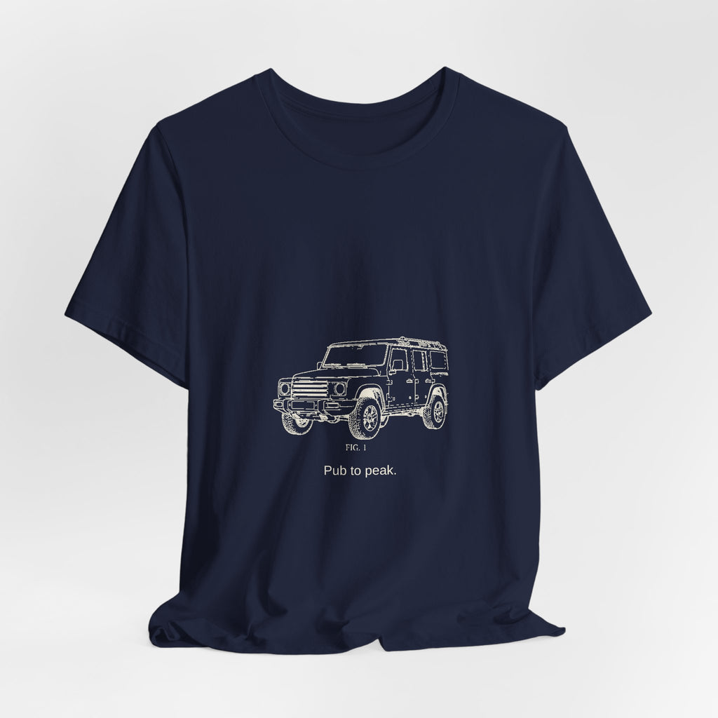 Boxy 4x4 Patent FIG. 1 Tee — Pub to peak