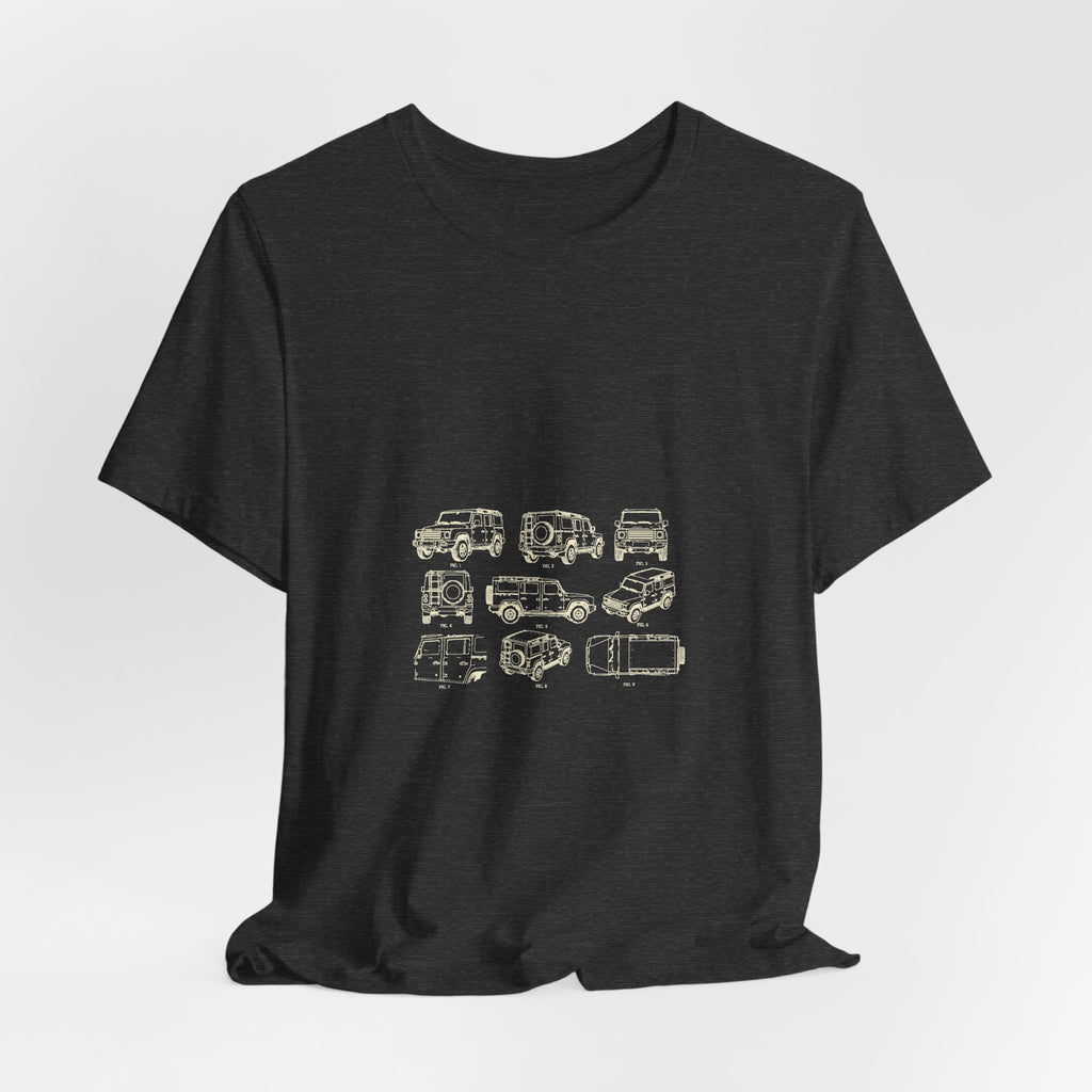 Boxy 4x4 Patent Sheet Tee