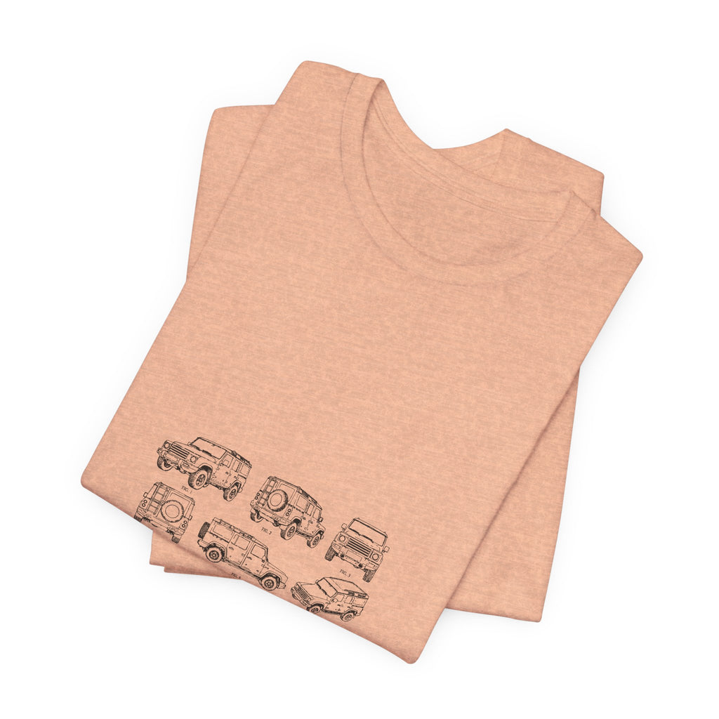 Boxy 4x4 Patent Sheet Tee