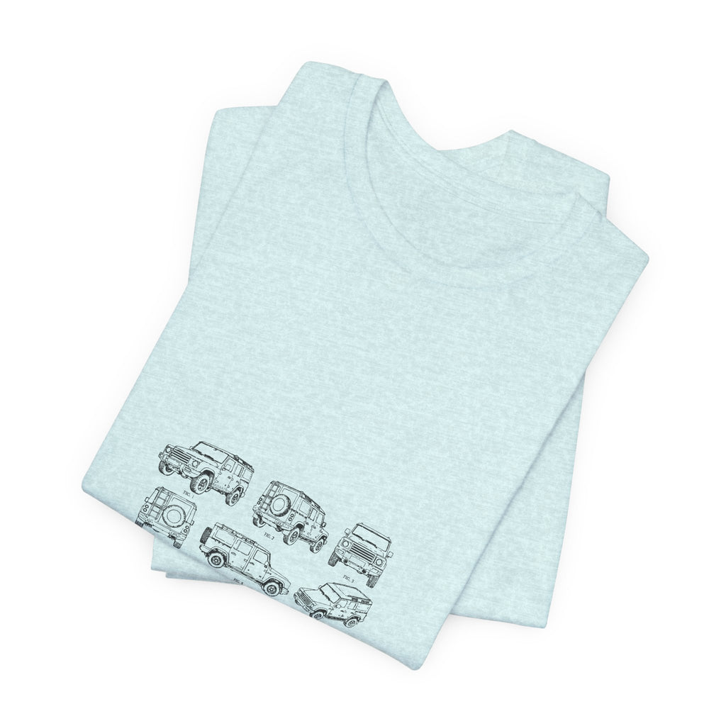 Boxy 4x4 Patent Sheet Tee