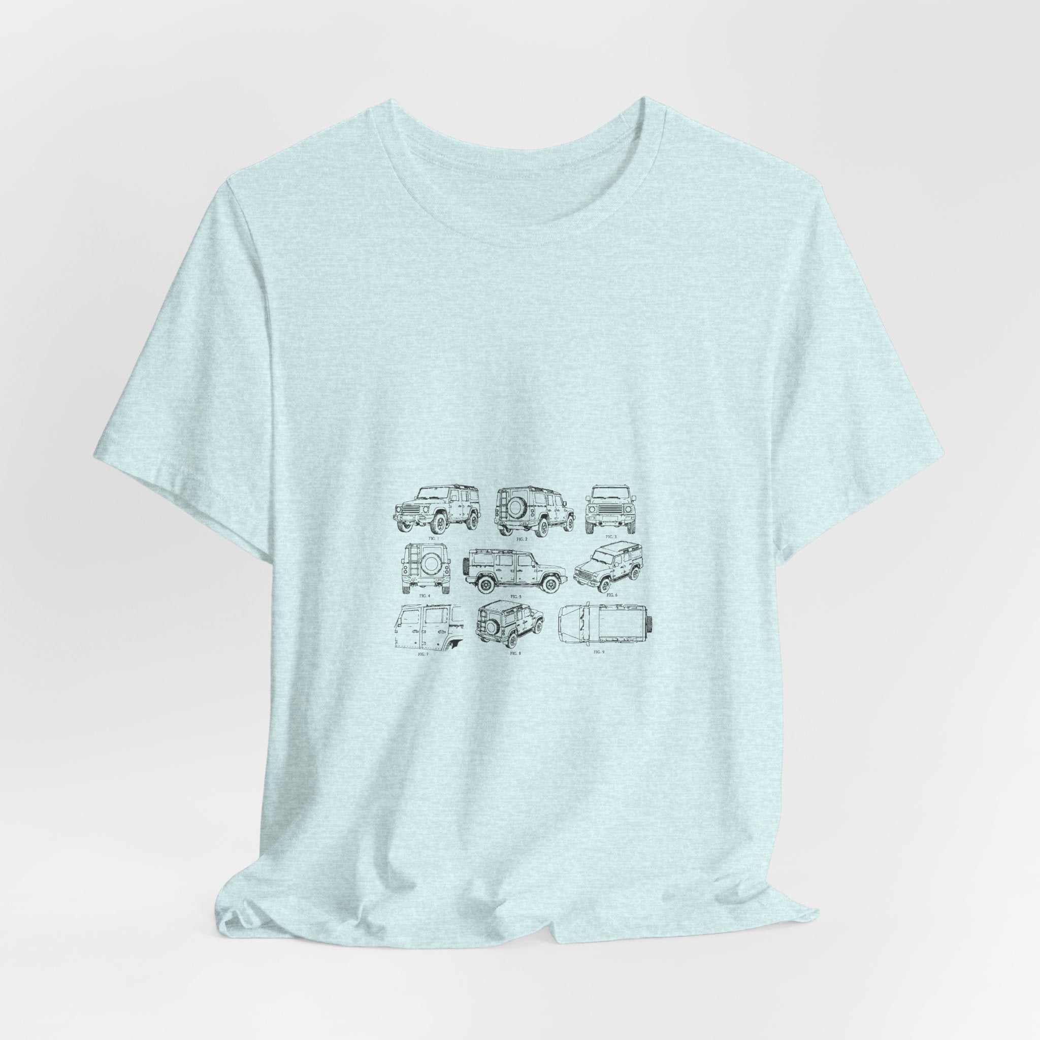 Boxy 4x4 Patent Sheet Tee